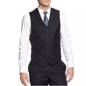 Tommy Hilfiger Men’s Pinstripes Suit Vest
